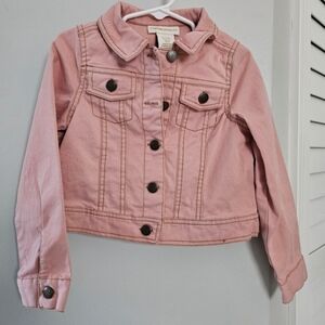 Pink Denim Jacket for Kids